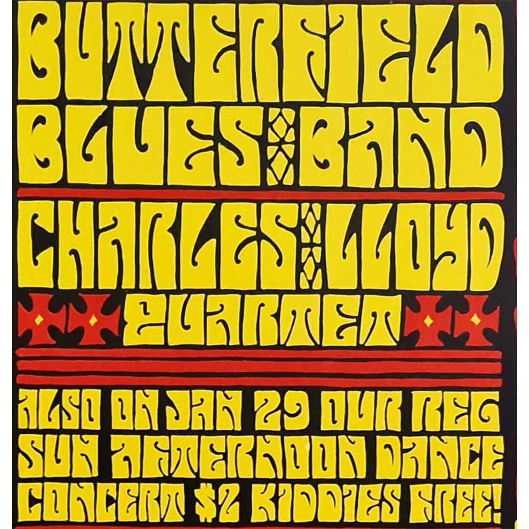 Wes Wilson 🇺🇸 (1937 - 2020) is considered one of the masters of the psychedelic rock poster of the 1960s.

At the center of the counter culture, the posters are at the limit of legibility, they are opposed to the rigor of advertising posters