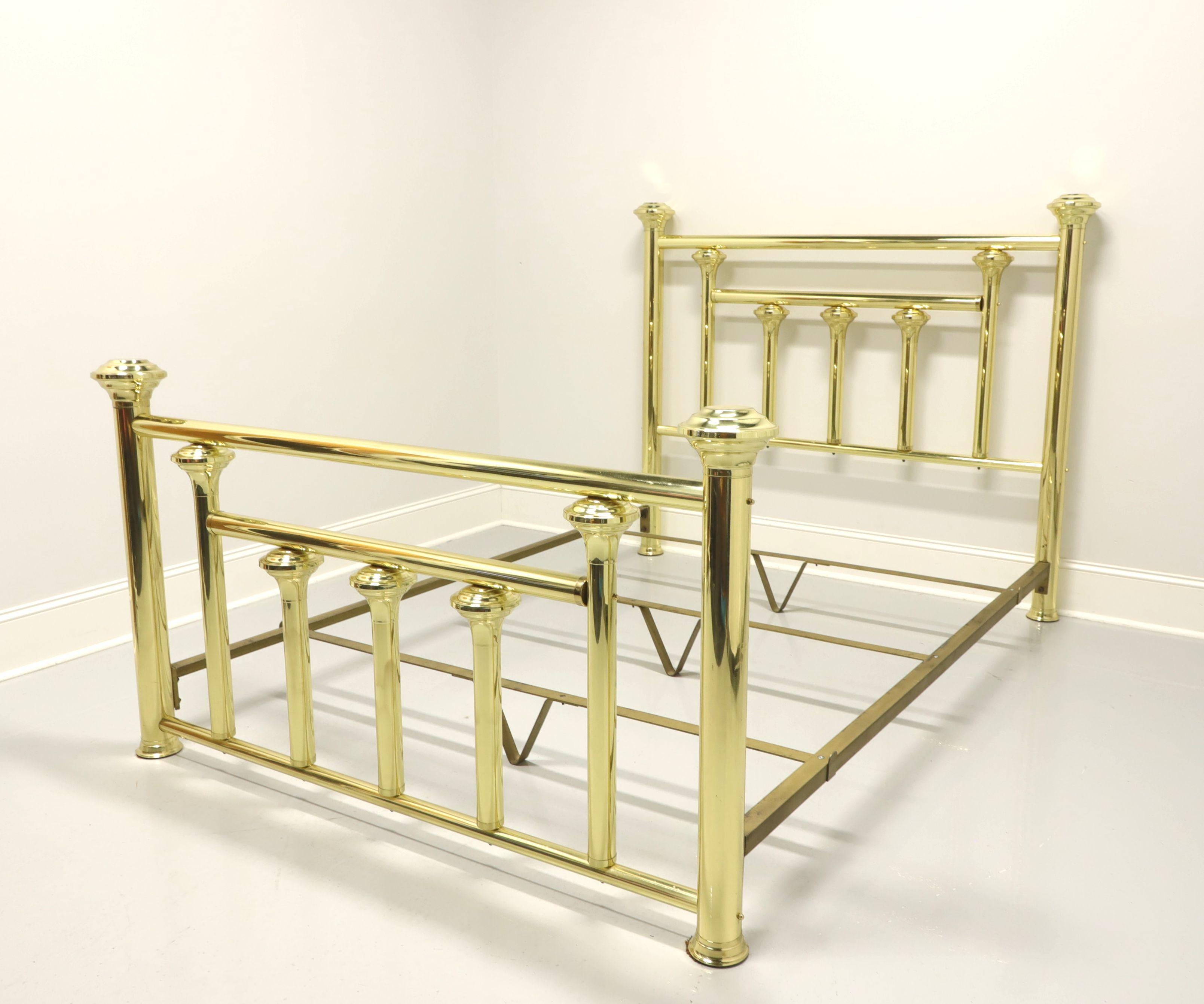 WESLEY ALLEN Legacy Collection Tubular Brass Queen Size Bed 2
