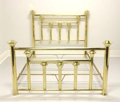 WESLEY ALLEN Legacy Collection Tubular Brass Queen Size Bed