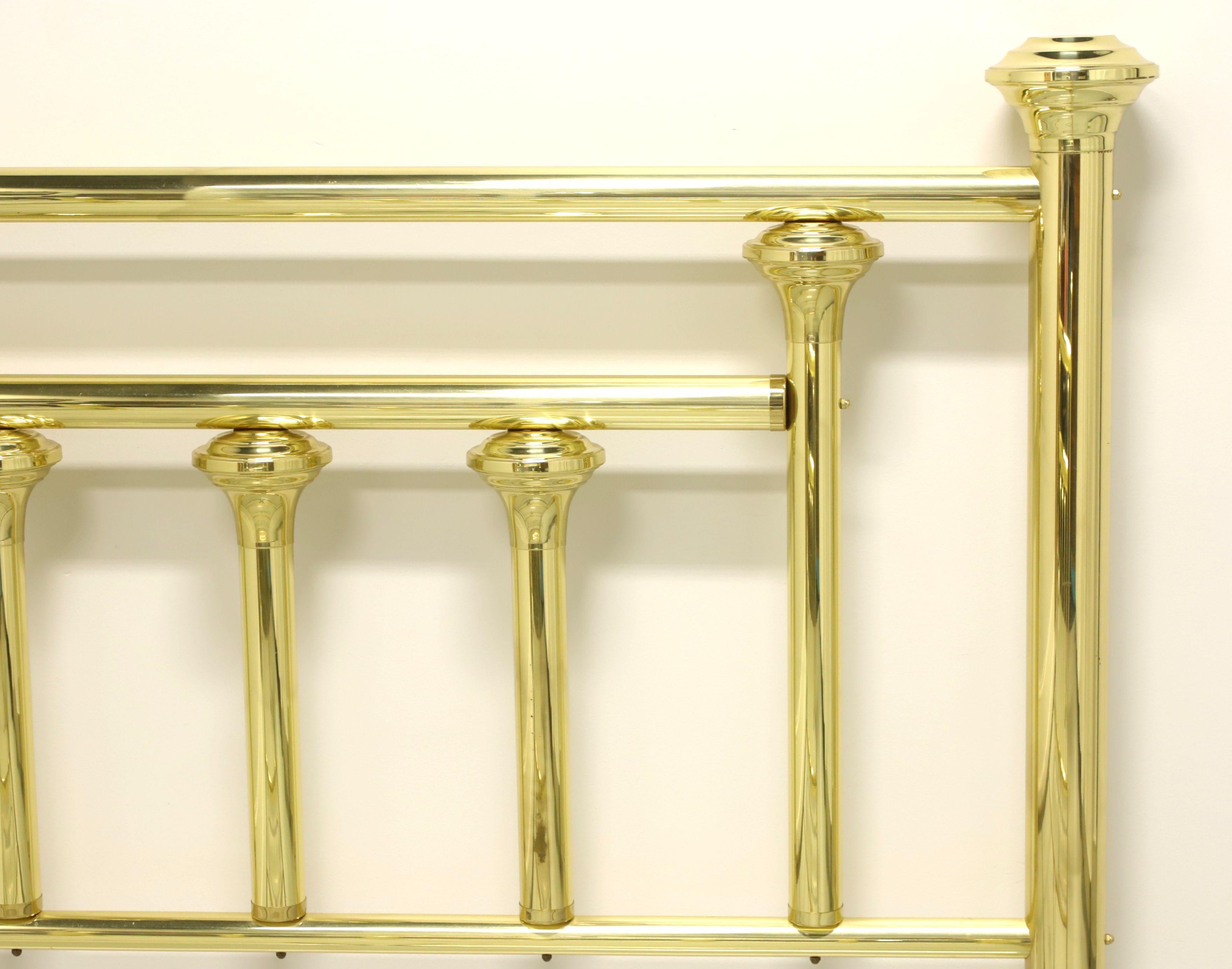Victorian WESLEY ALLEN Legacy Collection Tubular Brass Queen Size Bed