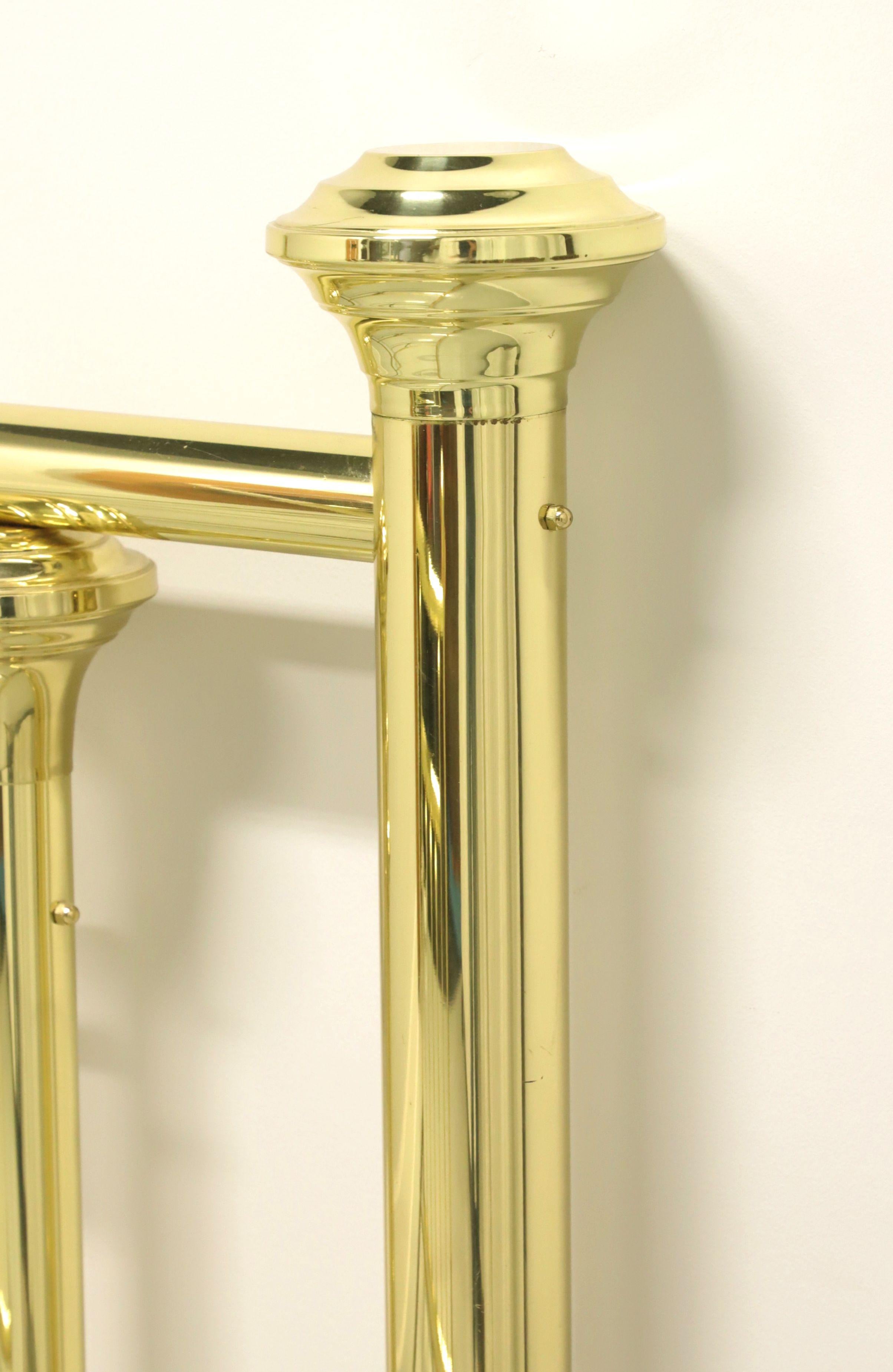 American WESLEY ALLEN Legacy Collection Tubular Brass Queen Size Bed