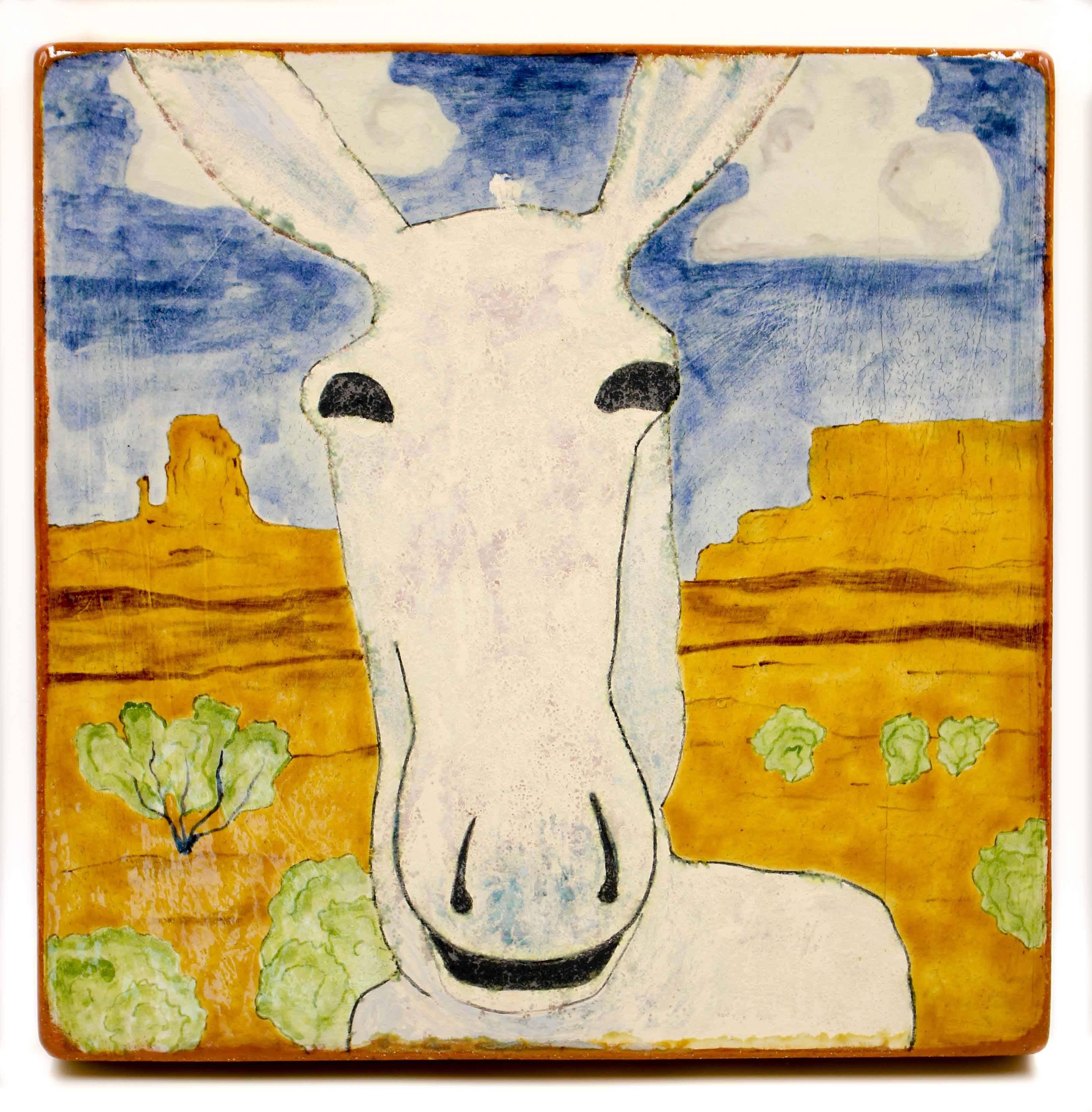 Happy Donkey  - Painting by Wesley Anderegg