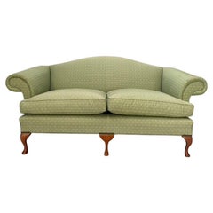 Wesley Barrell "Marlborough" 2.5-Seat Sofa - In Green Motif Fabric