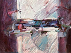 "Le mie due finestre" dipinto a olio su tela di Wesley Johnson