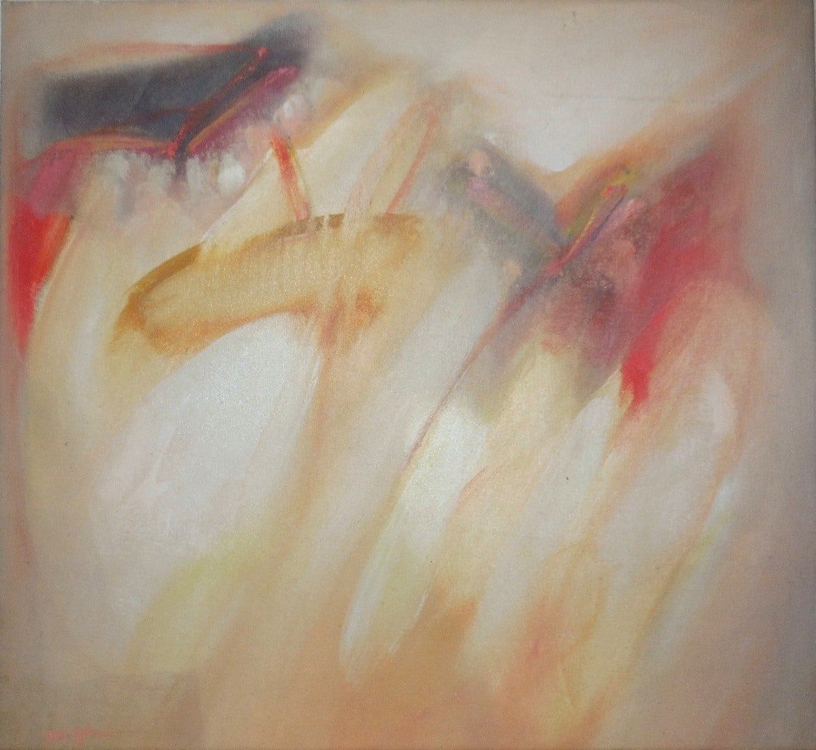 Untitled Abstract Expressionist Painting Ojai California Artist Wesley Johnson en vente 1