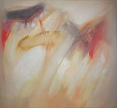 Pittura espressionista astratta senza titolo Ojai California Artista Wesley Johnson