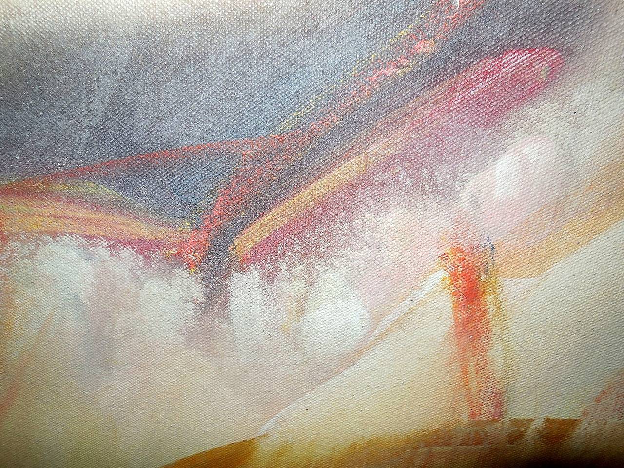 Untitled Abstract Expressionist Painting Ojai California Artist Wesley Johnson en vente 2