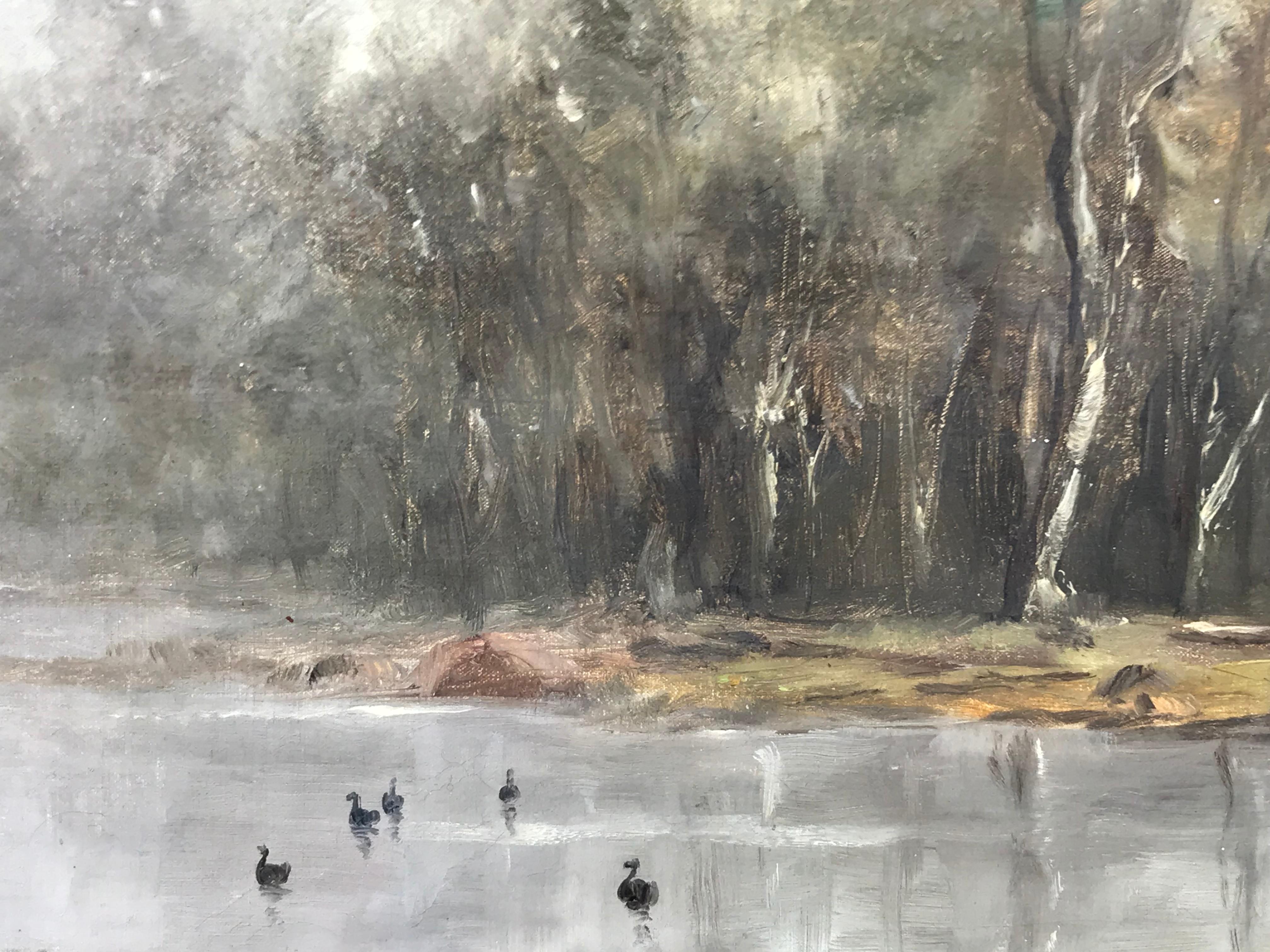 “Misty Morning” - Painting by Wesley Webber