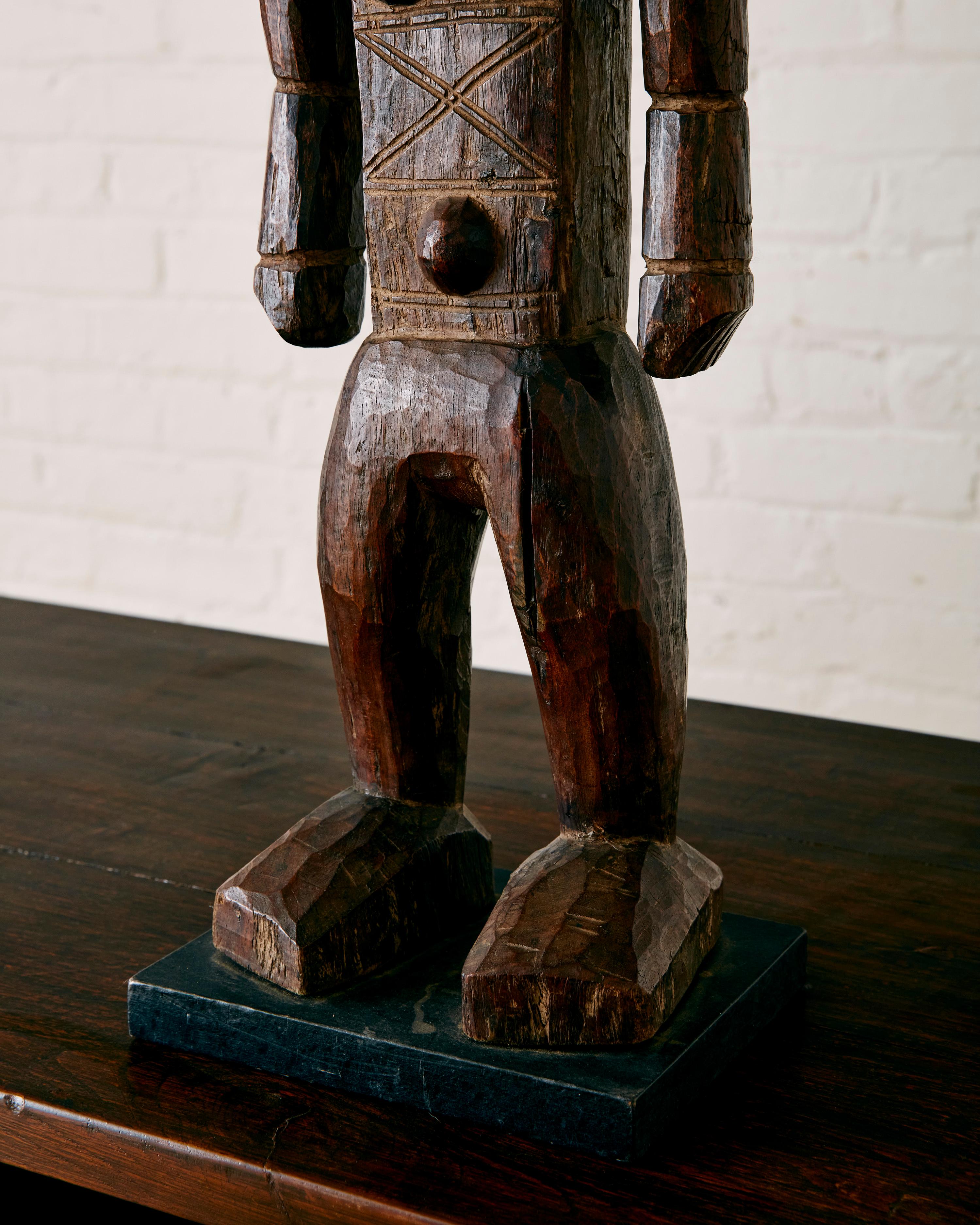 Wood West African Bambara Sculpture  For Sale