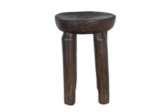 West African Carved Wood Stool
