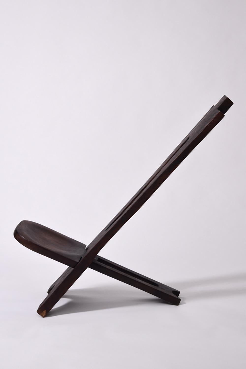 Chaise ouest-africaine, années 1960. Excellent état - En vente à Lisboa, PT