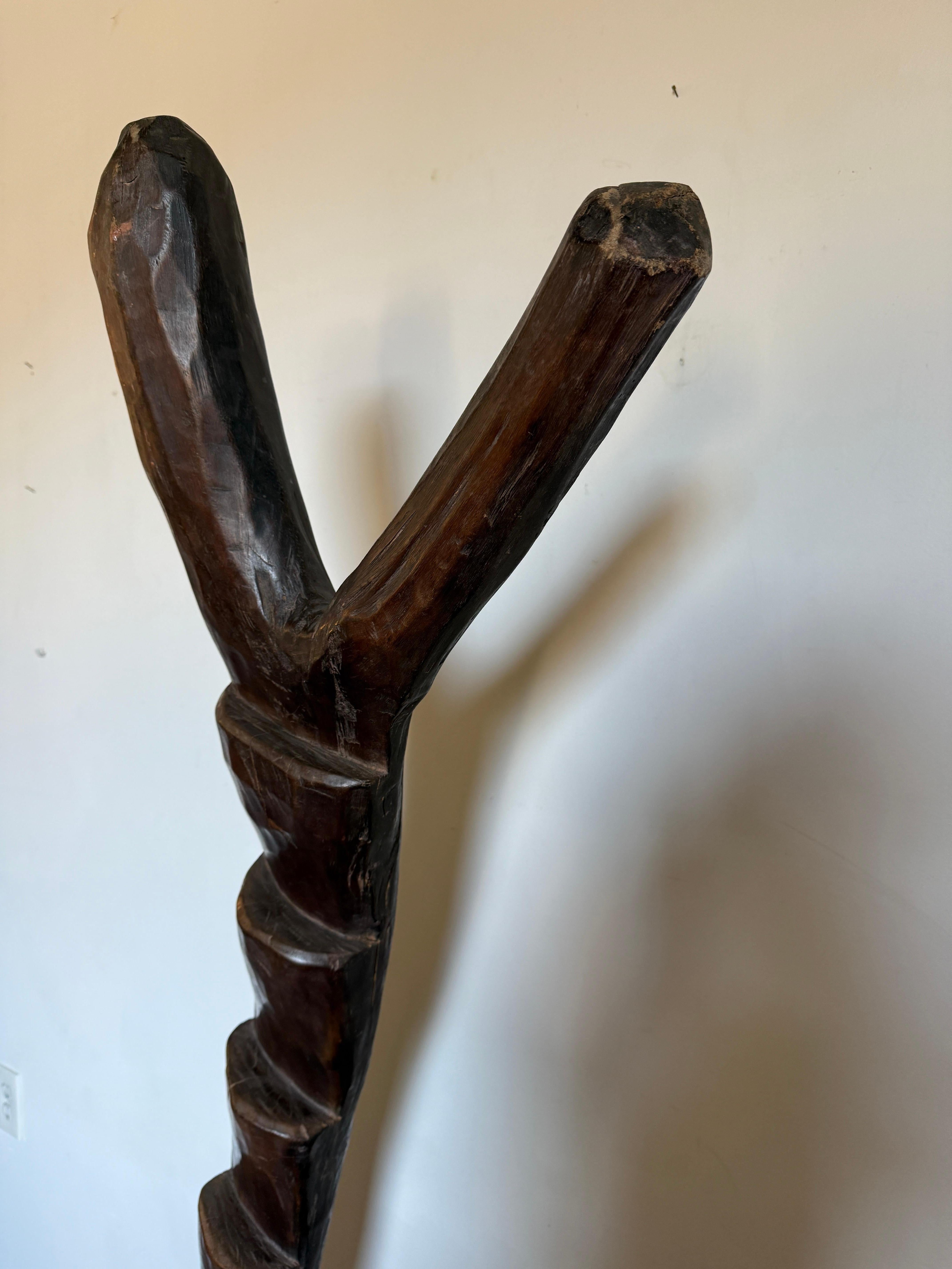 Bois Échelle Dogon d'Afrique de l'Ouest en vente
