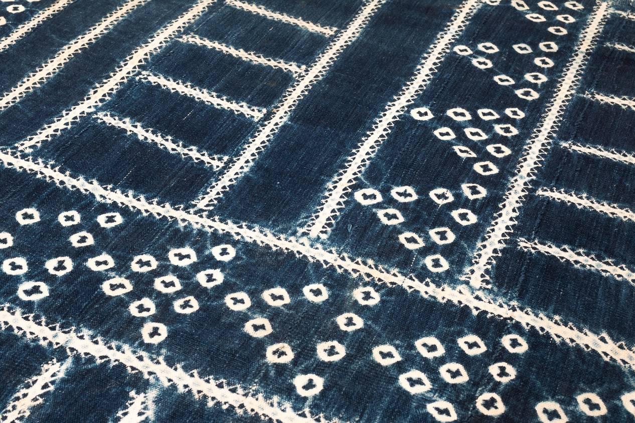 20th Century West African Indigo Textile