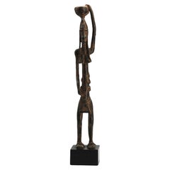 West African Iron Maternity Figure