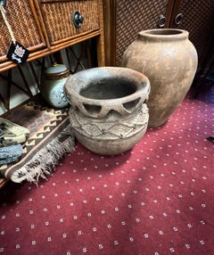 West African Malinese Hand Crafted Terracotta Pot / Sculpture