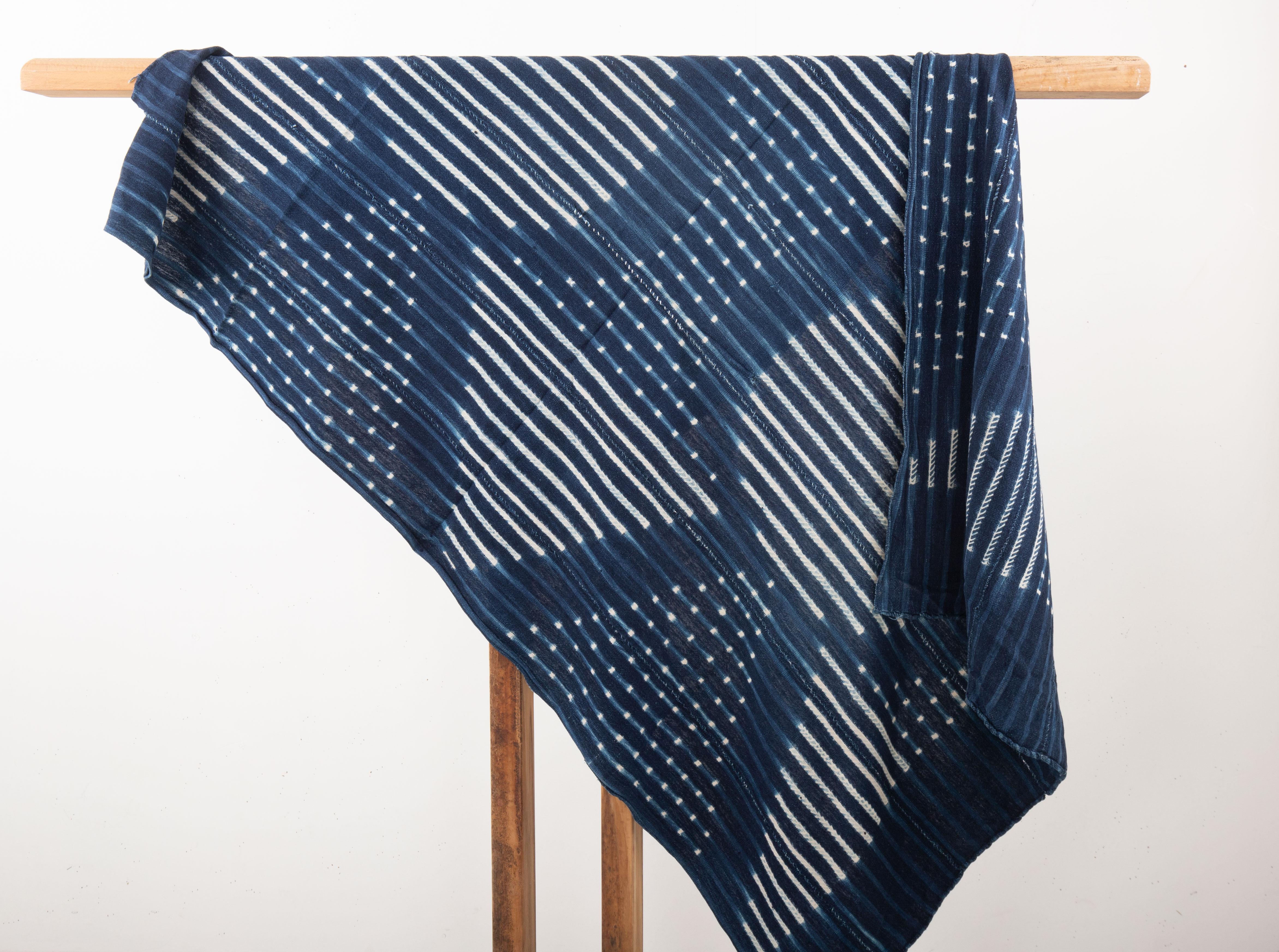 Mali indigo cloth refers to the traditional textiles produced in Mali, West Africa, using indigo dye. These fabrics are an integral part of Mali's rich cultural heritage and have gained international recognition for their distinctive blue hue and