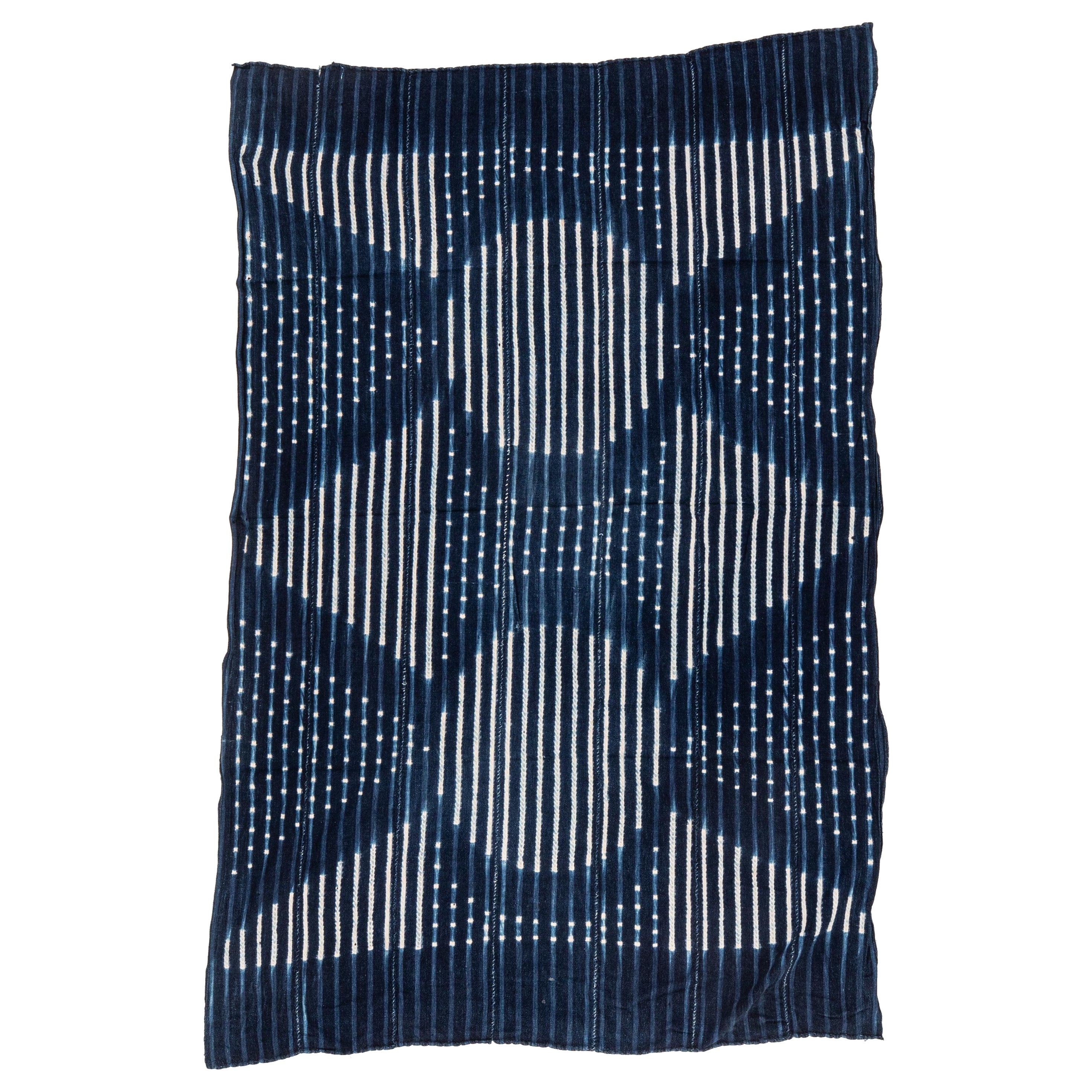Tissu indigo africain vintage, Mali