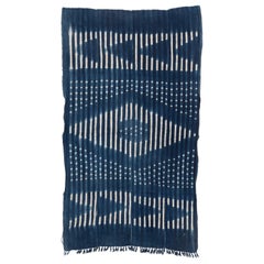 West African Vintage Indigo Cloth, Mali