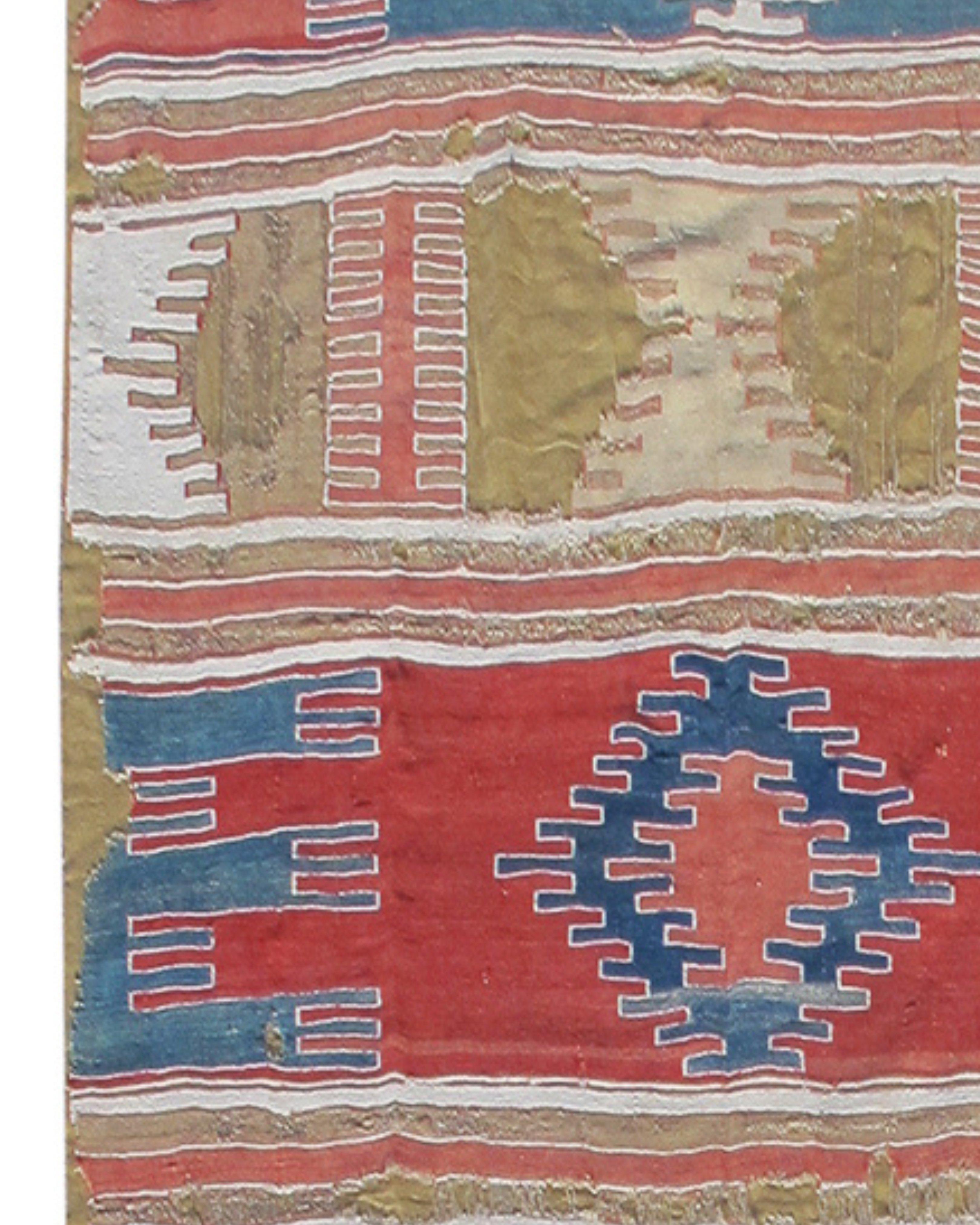Turkish West Anatolian Kilim Rug, c. 1700 For Sale