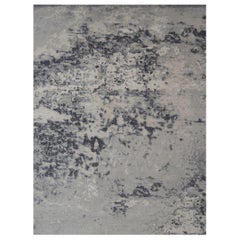 "West Berlin - Cream 
Gray" /  10
 x 14
 / Hand-Knotted Wool Rug
