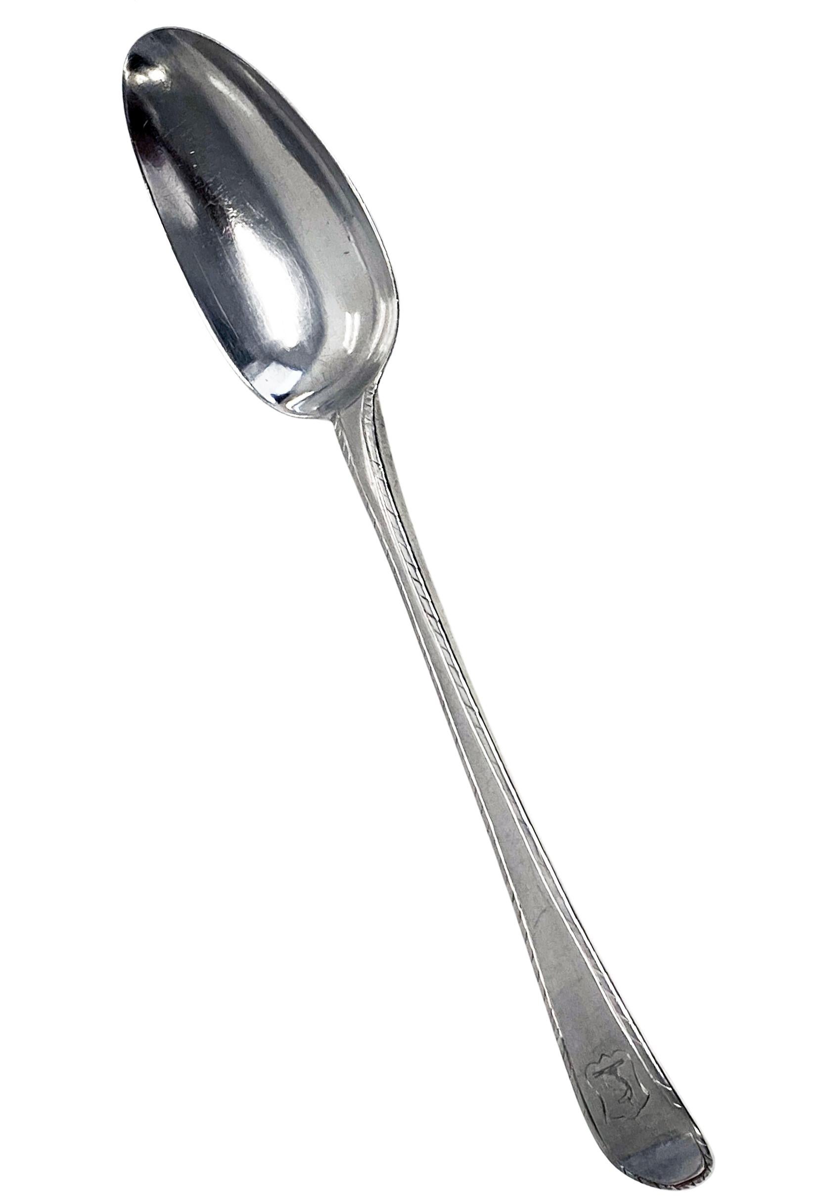 English West Country George III silver Spoon Thomas Eustace Exeter 1778.