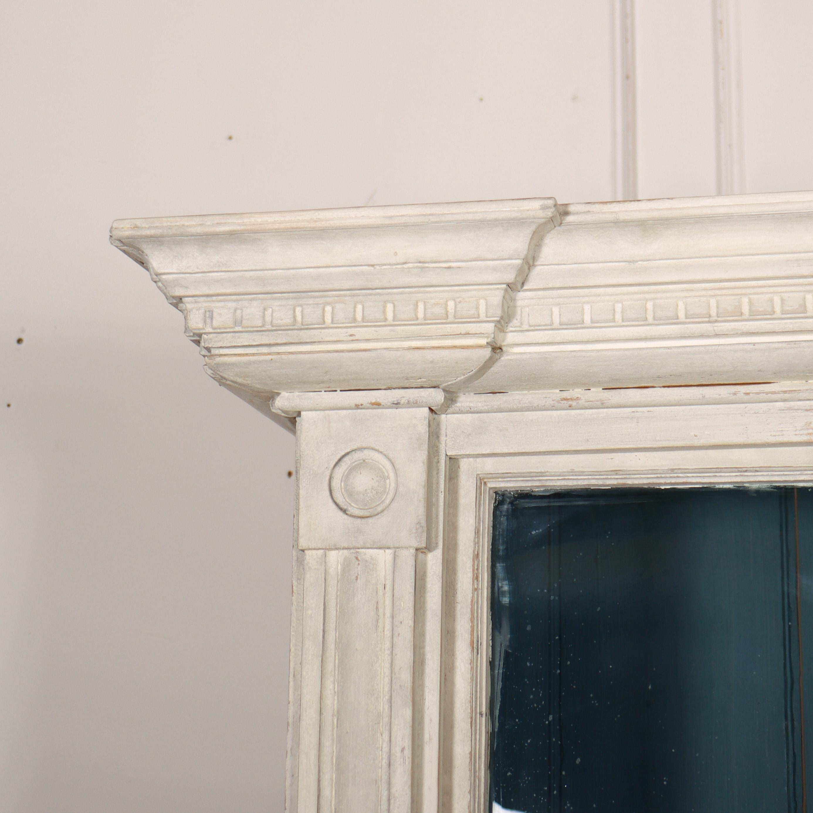 Pretty 19th century West Country glazed dresser with good architectural elements and sliding doors to the top. 1820.

Upper shelf depth is 10.5
