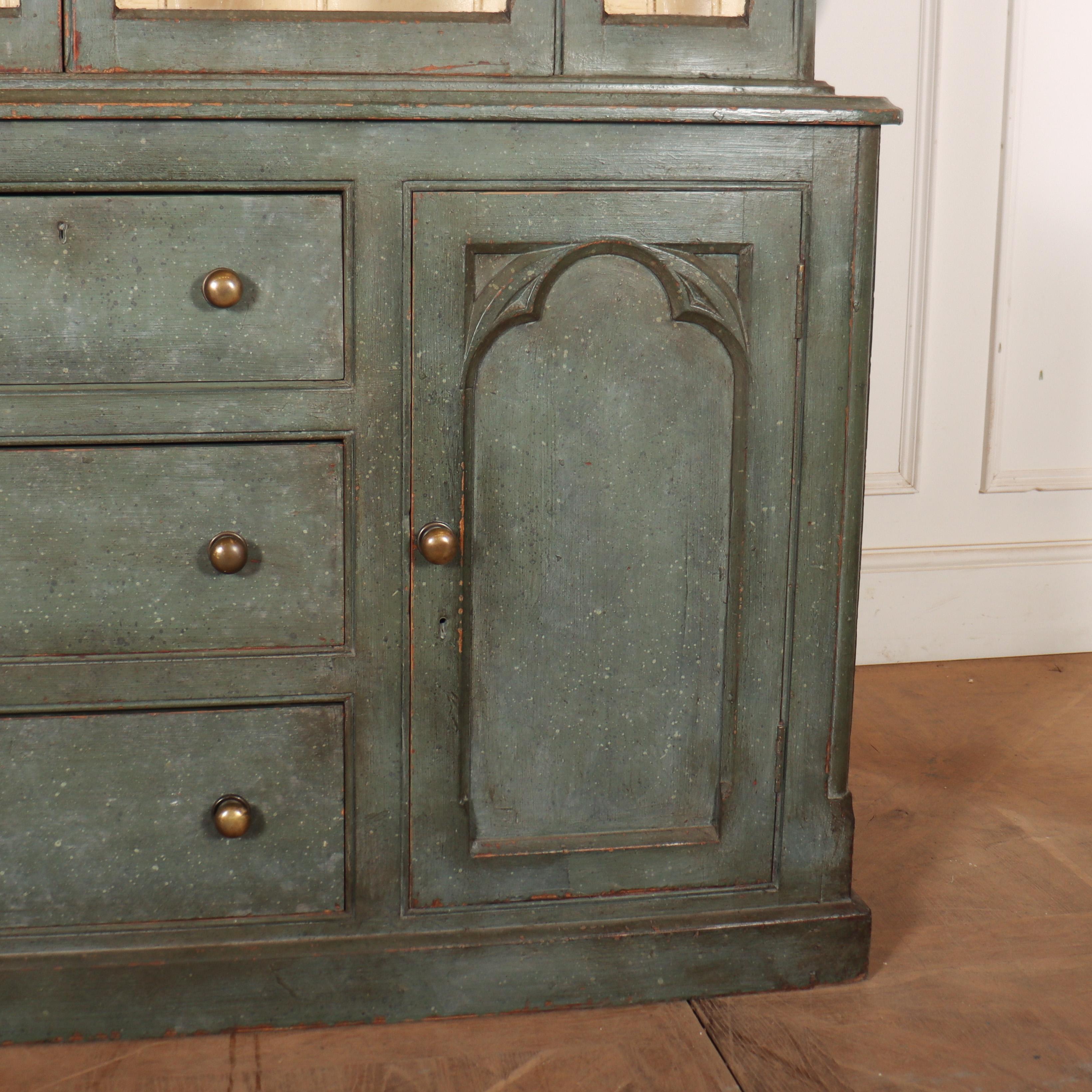 Victorian West Country Glazed Dresser For Sale