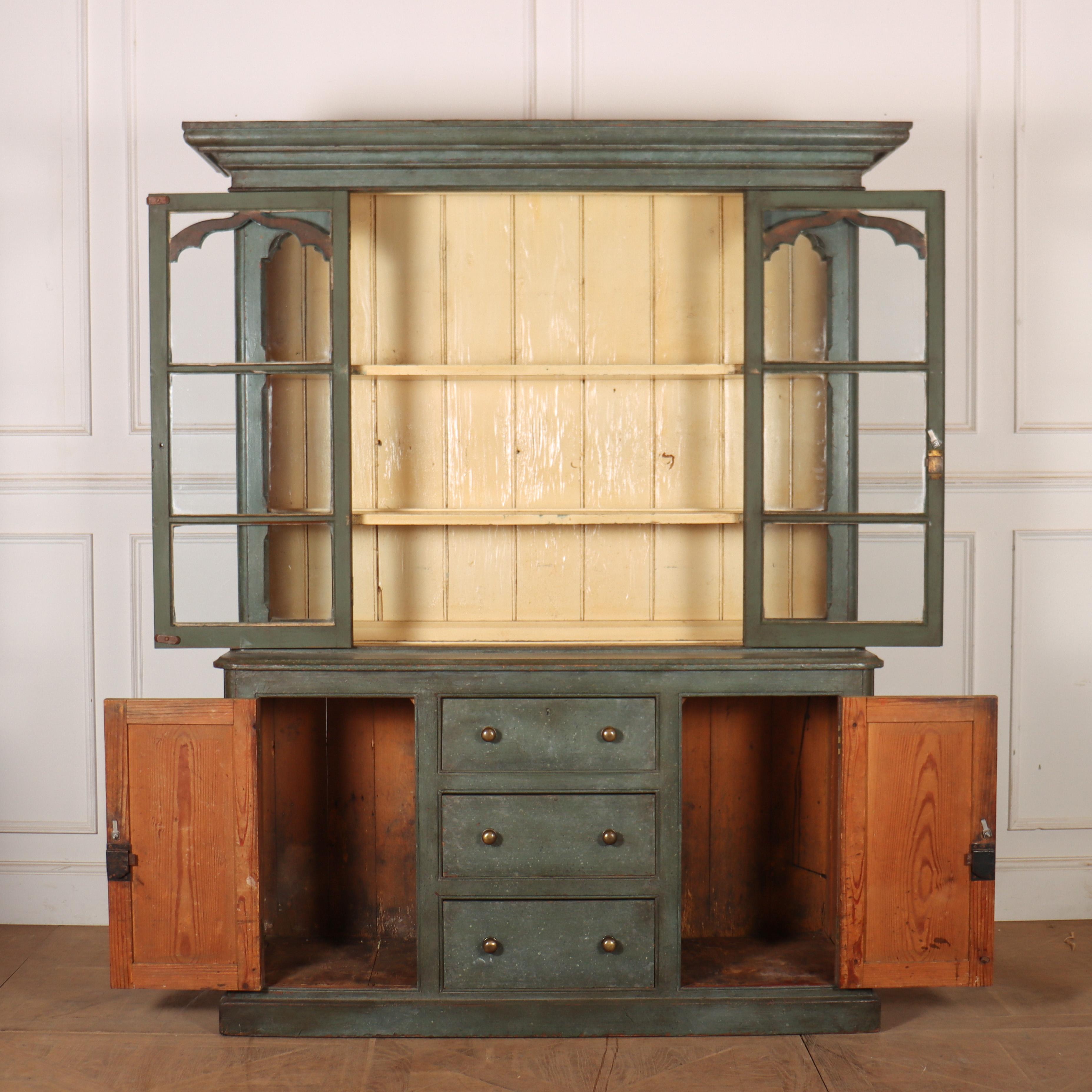 19th Century West Country Glazed Dresser For Sale