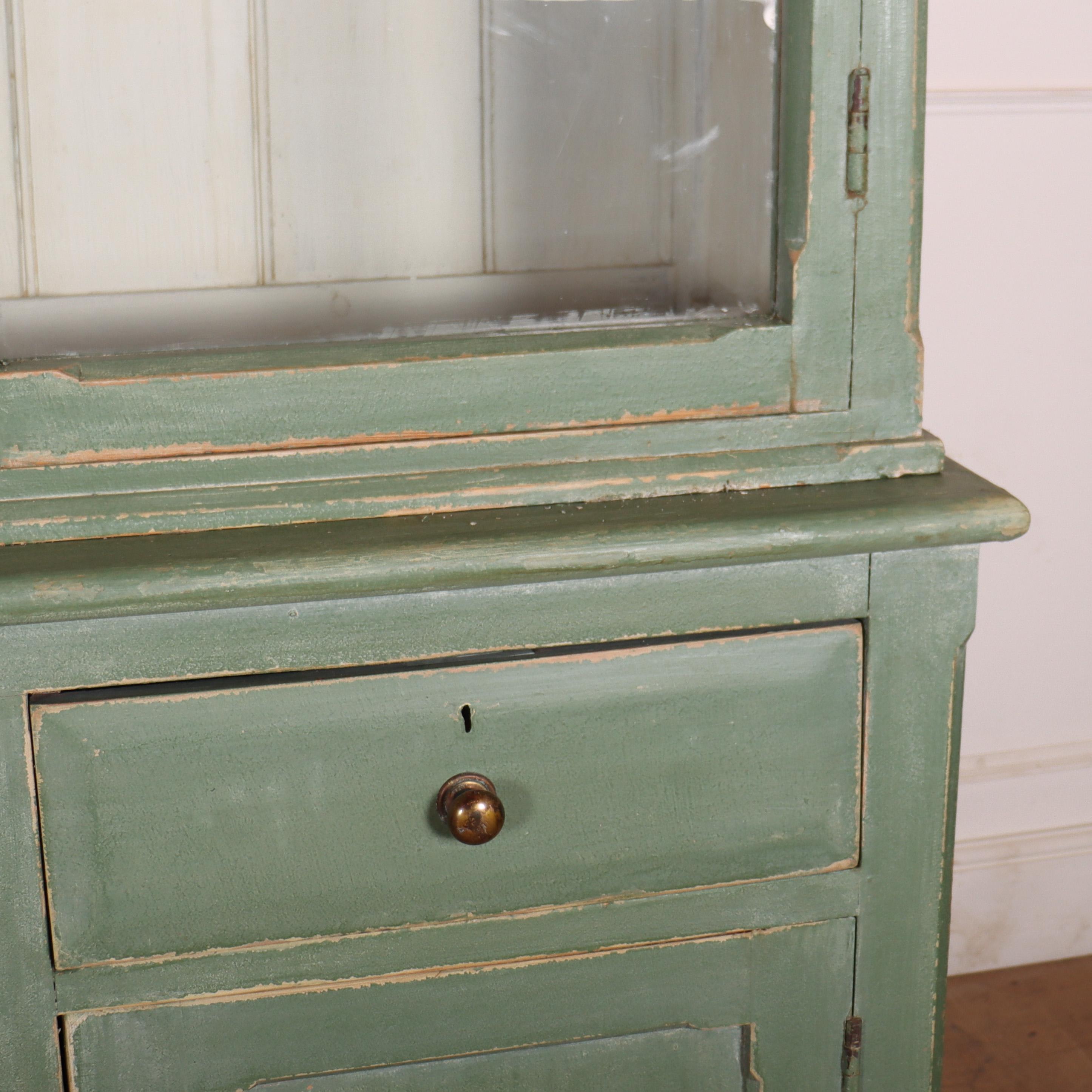 West Country Glazed Kitchen Dresser In Good Condition In Leamington Spa, Warwickshire