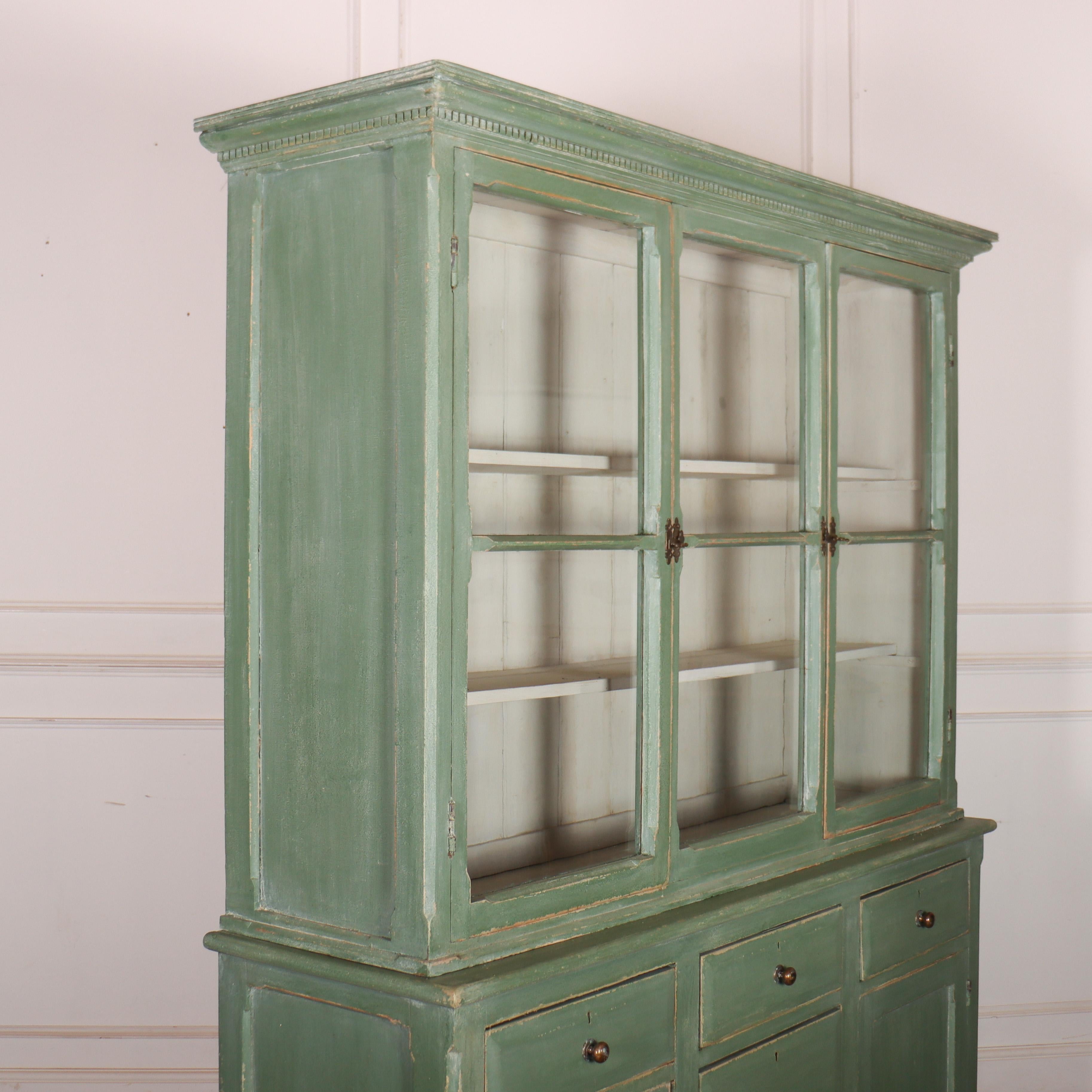 Pine West Country Glazed Kitchen Dresser