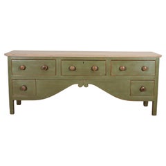 Antique West Country Painted Dresser Base