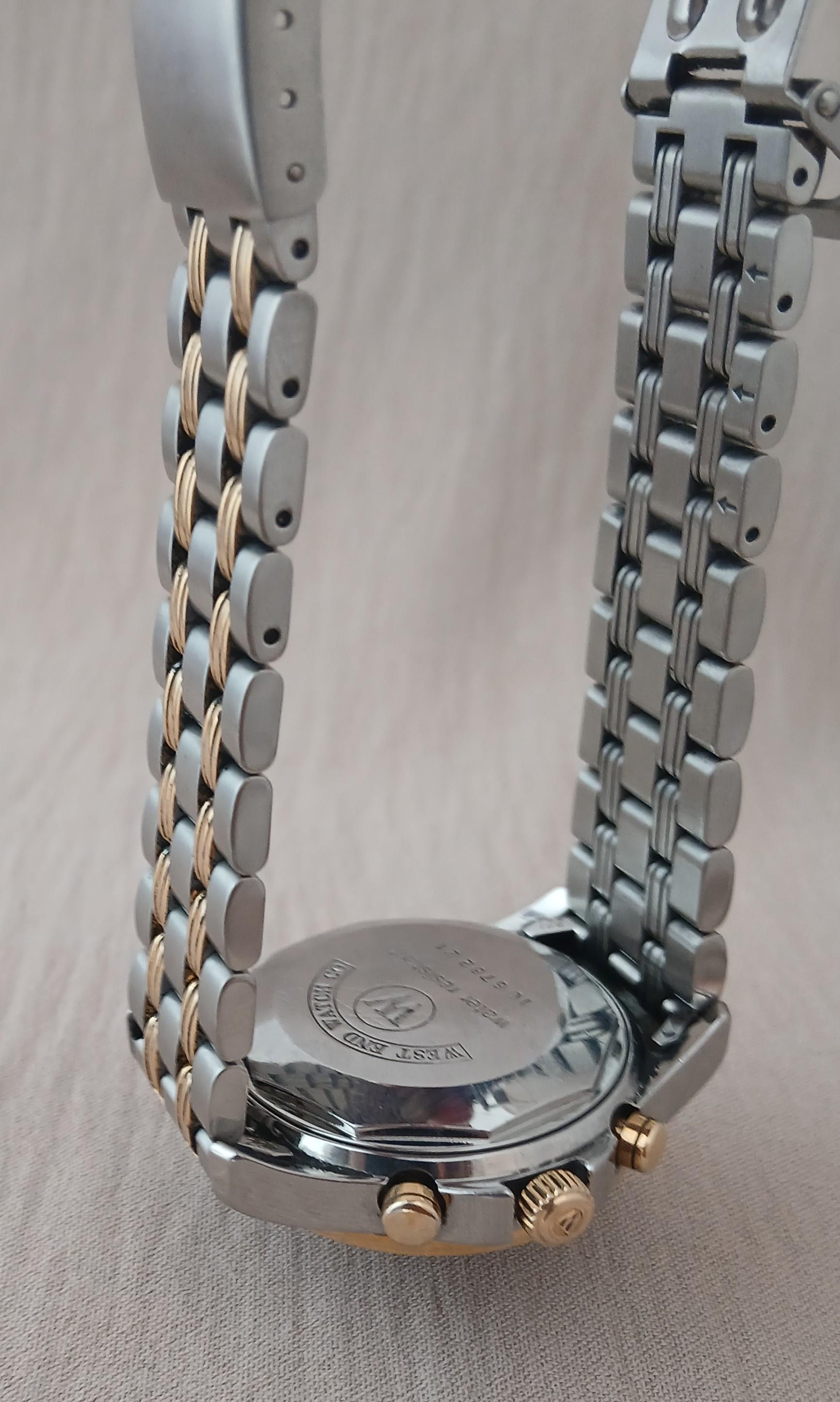 West End Watch Co Sowar 2000 Cronografo Automatico Valjoux 7750 Bicolore Uomo Wa In condizioni discrete in vendita a Toronto, CA