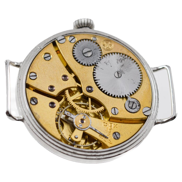 West End Watch Company Queen Anne Steel British Broad Arrow Pilots