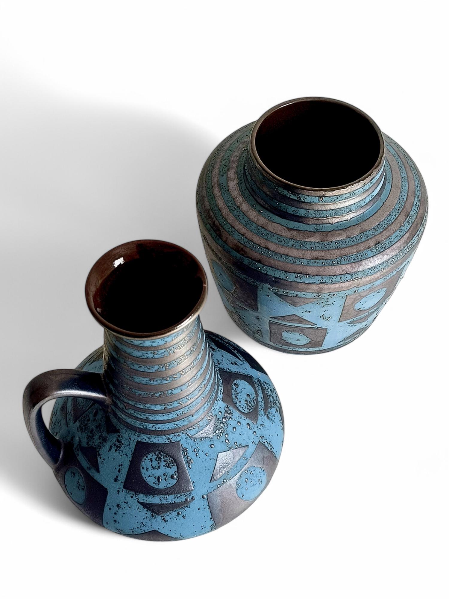 Mid-Century Ceramic Vases by Carstens Tonnieshöf, West German Art Pottery, 1960s For Sale 10