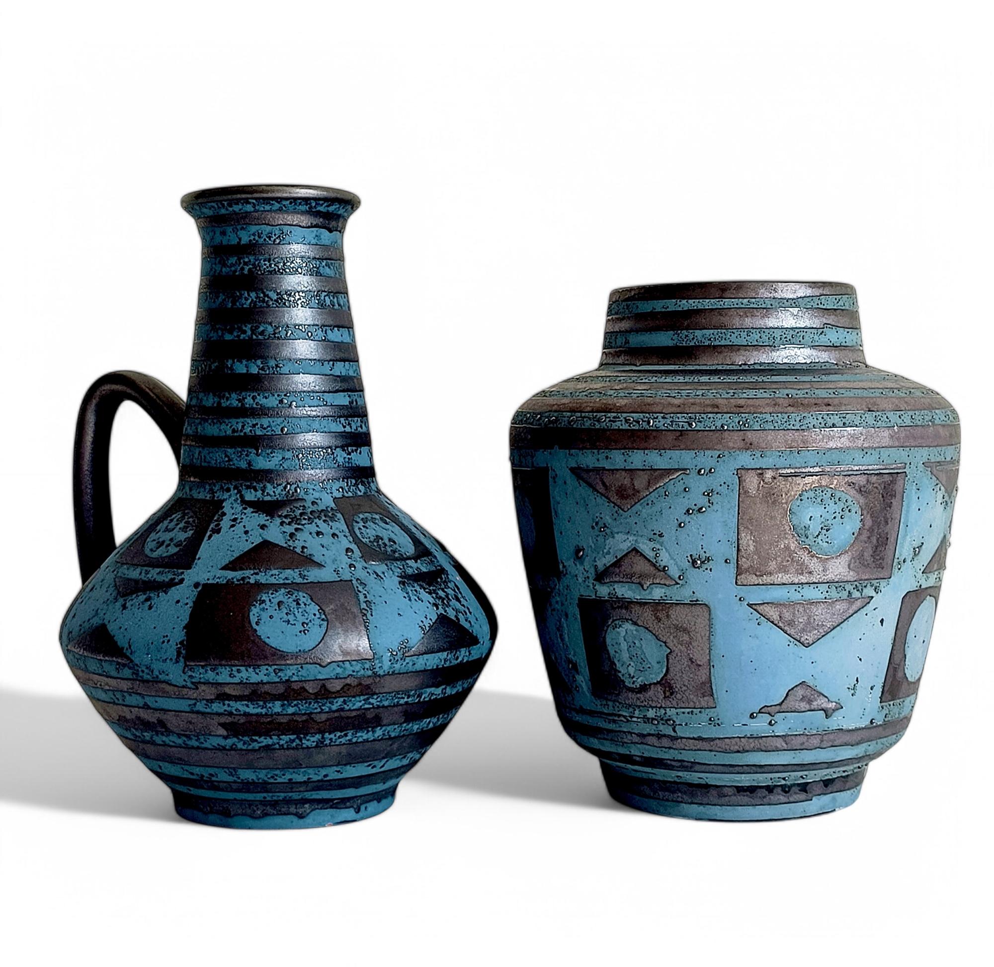 Mid-Century Ceramic Vases by Carstens Tonnieshöf, West German Art Pottery, 1960s For Sale 11