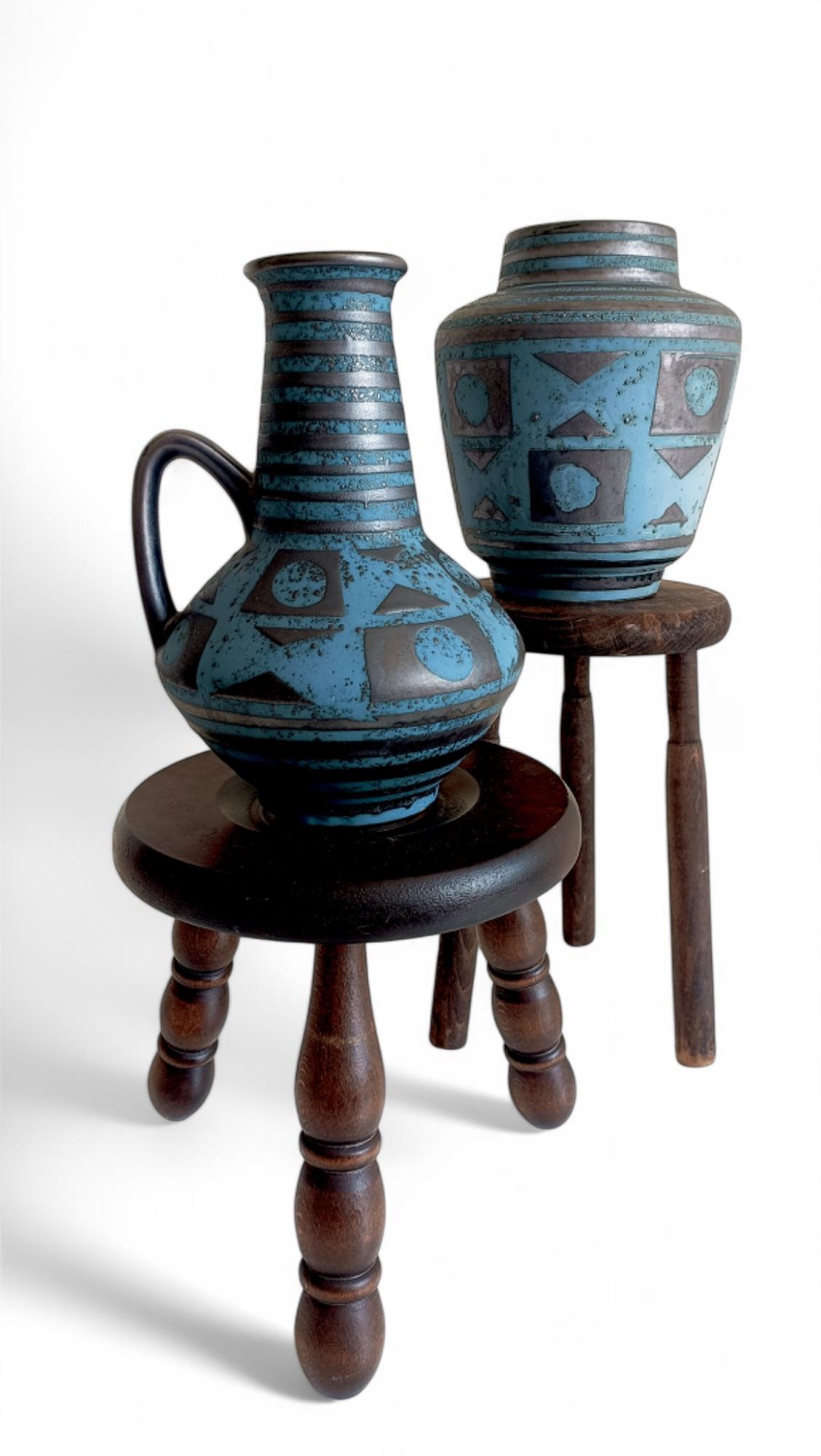 Mid-Century Ceramic Vases by Carstens Tonnieshöf, West German Art Pottery, 1960s For Sale 14