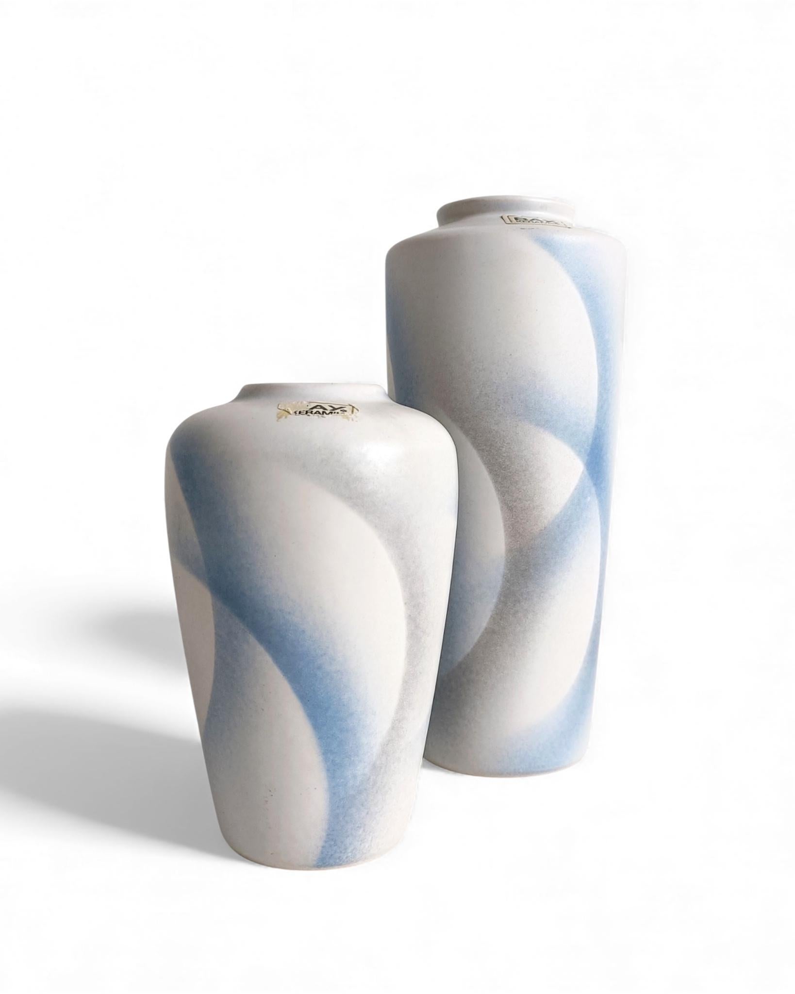 West German Bay Keramiek Art Pottery Vases, Post-Modern / Art Deco Revival, 1980 For Sale 5