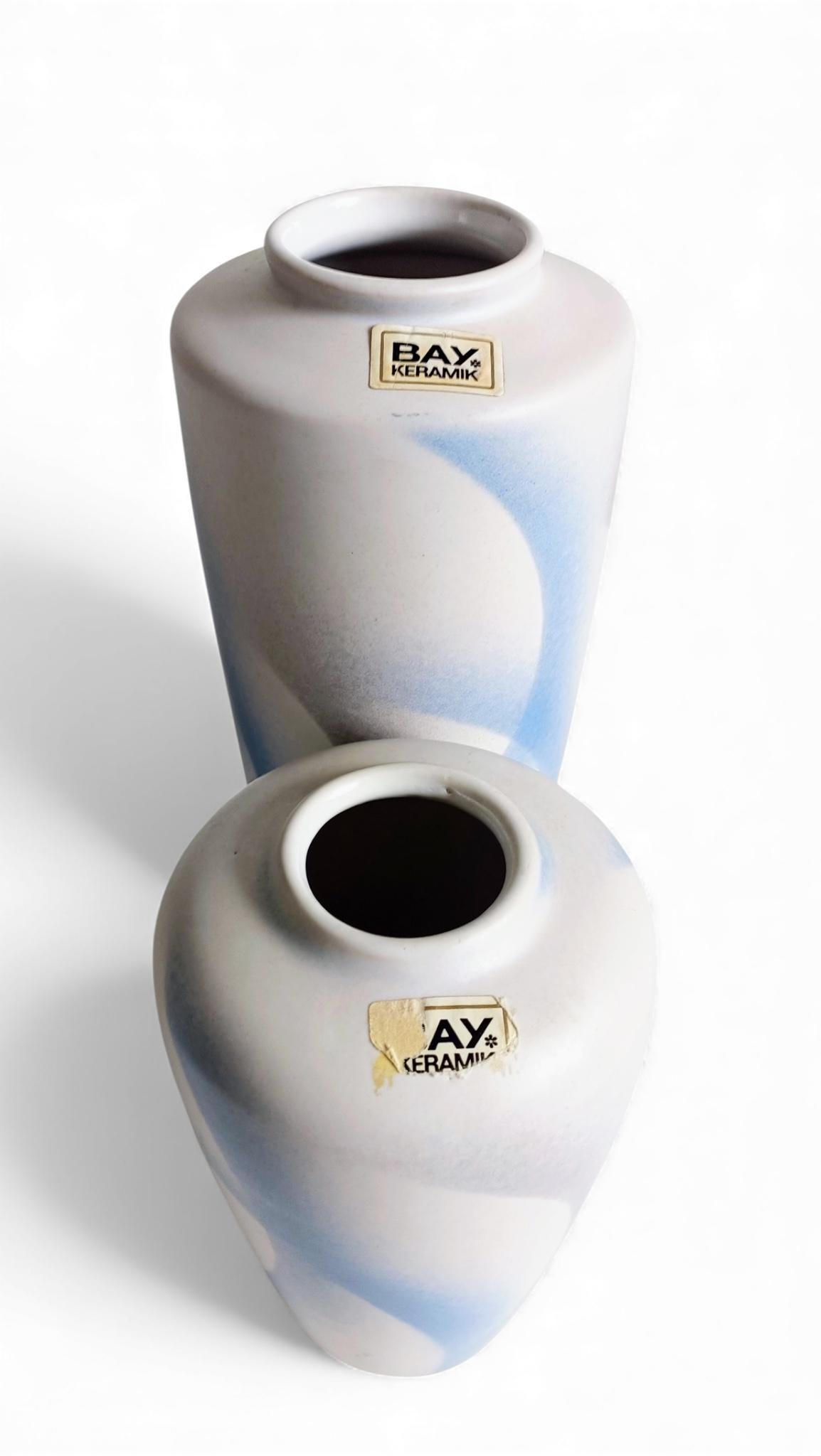 West German Bay Keramiek Art Pottery Vases, Post-Modern / Art Deco Revival, 1980 For Sale 7