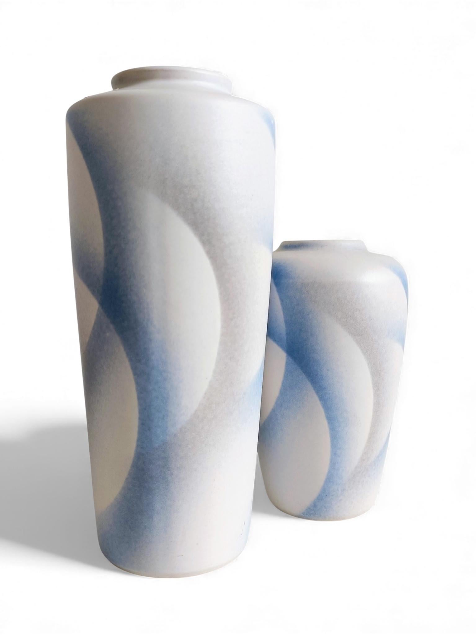 West German Bay Keramiek Art Pottery Vases, Post-Modern / Art Deco Revival, 1980 For Sale 10