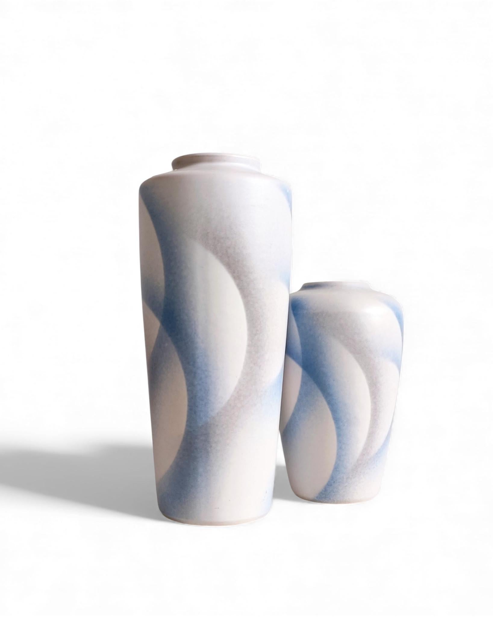 West German Bay Keramiek Art Pottery Vases, Post-Modern / Art Deco Revival, 1980 For Sale 2