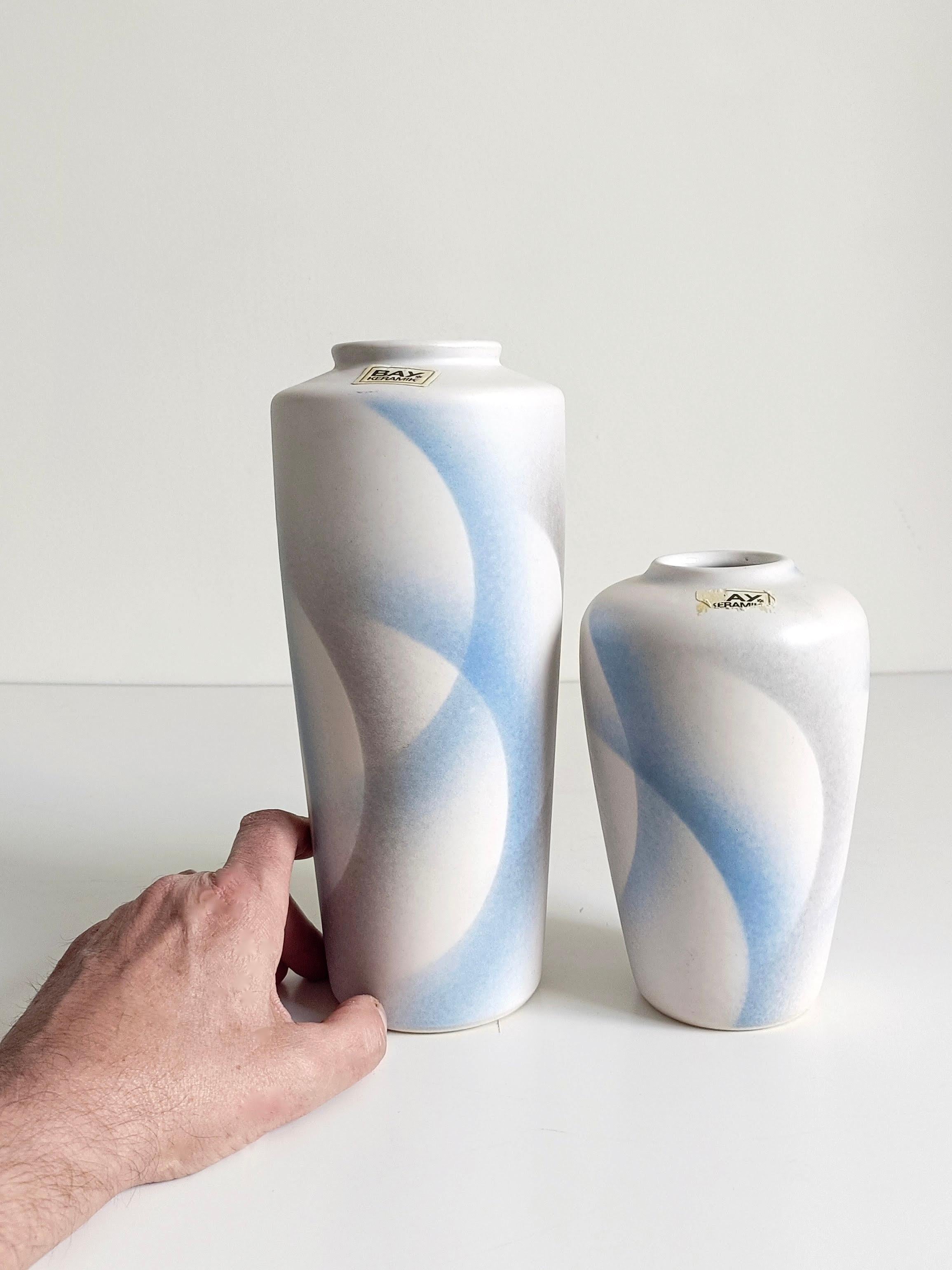 West German Bay Keramiek Art Pottery Vases, Post-Modern / Art Deco Revival, 1980 For Sale 3