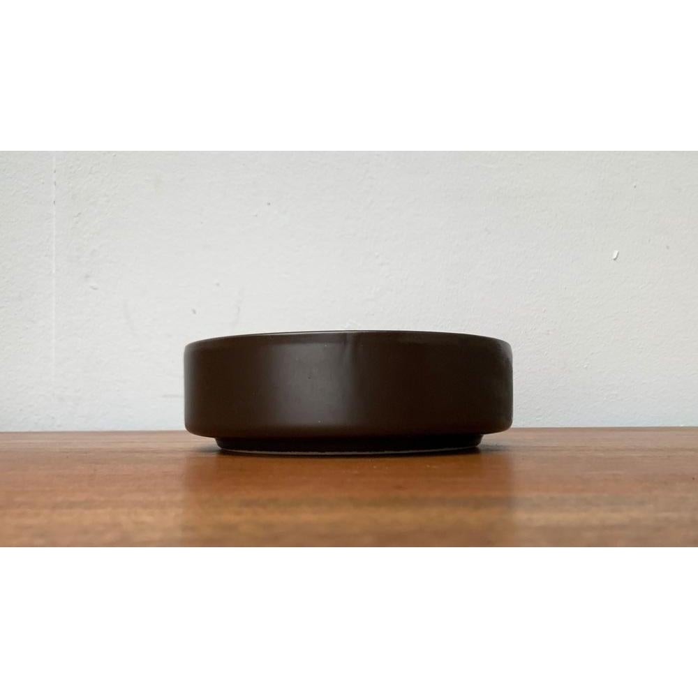 West German Brutalist Pottery Bowl from WGP, 1960s, in Very Good conditions. Designed 1960 to 1969.

Additional information:
Materials: Ceramic
Color: Black
Styles: Brutalist, Mid-Century Modern
Country of Origin: Germany
Item Type: Vintage, Antique