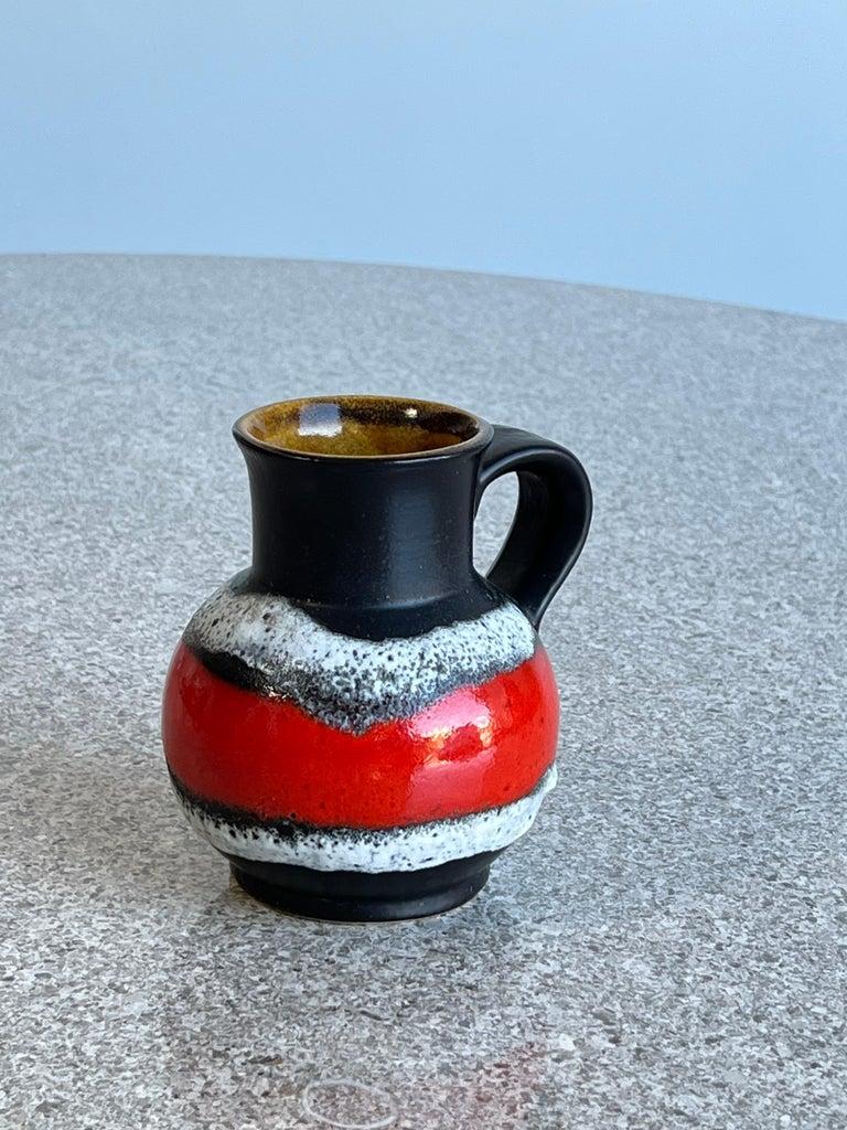Mid-Century Modern West German Ceramic Vase For Sale