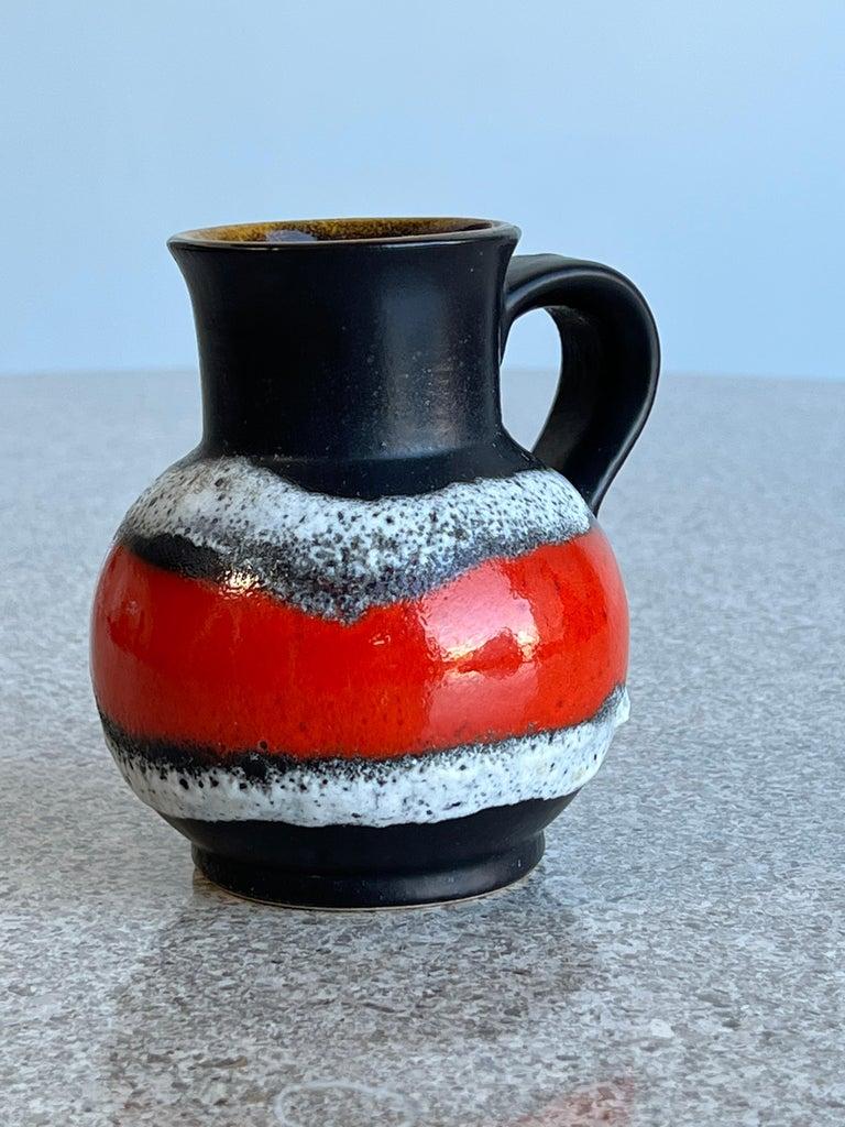 Italian West German Ceramic Vase For Sale
