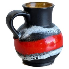 Vase en céramique d'Allemagne de l'Ouest