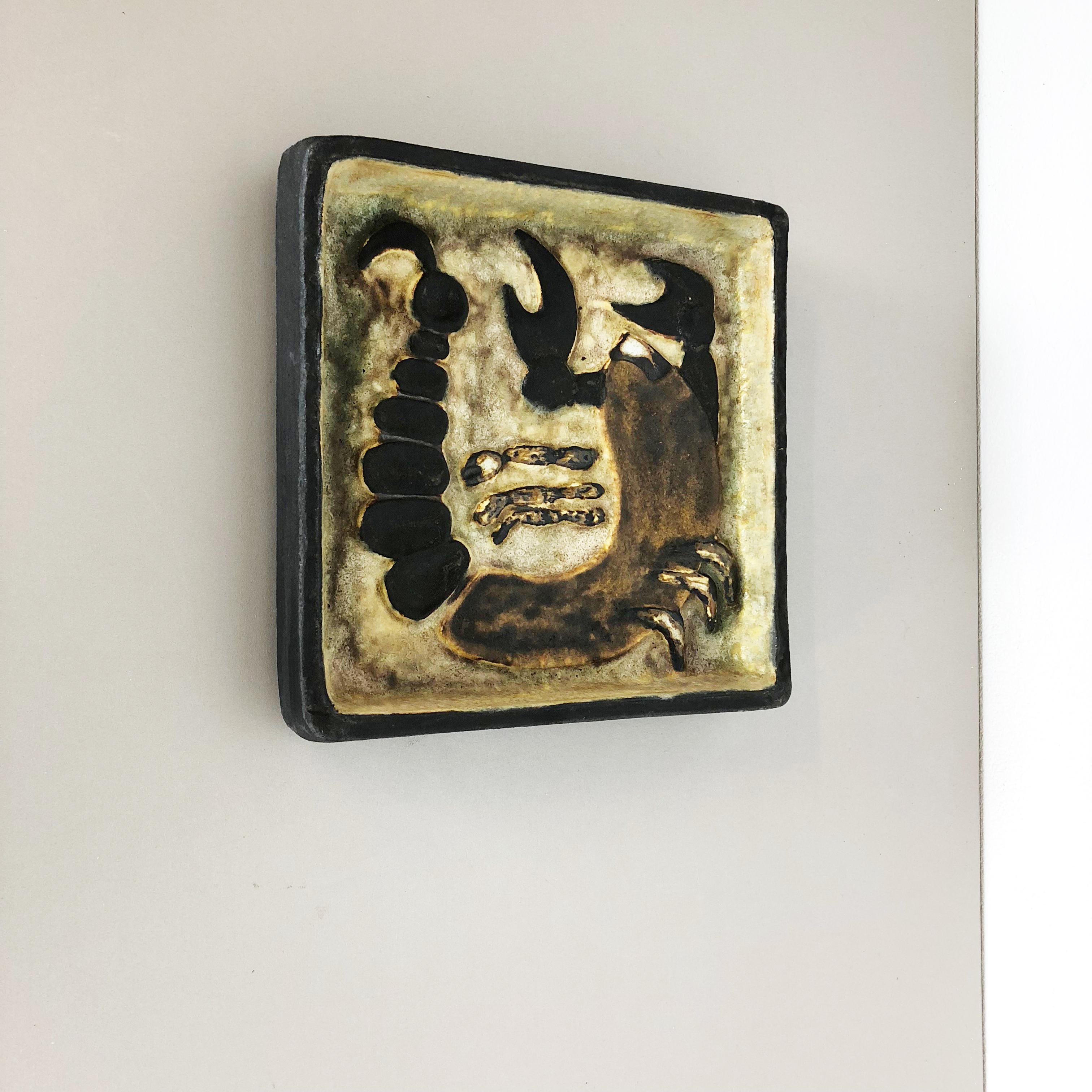 Article:

Ceramic wall plate


Decade:

1960s


Producer:

Atelier Schäffenacker, Ulm Germany


Design: 

Helmut Schäffenacker


This original vintage ceramic wall plate with abstract hand-painted and colorful illustrations of a