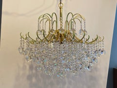 West German Crystal Chandelier
