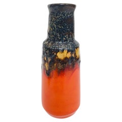 West German “Fat Lava” Studio Pottery Vase, Bauhaus-Inspired, circa 1960s