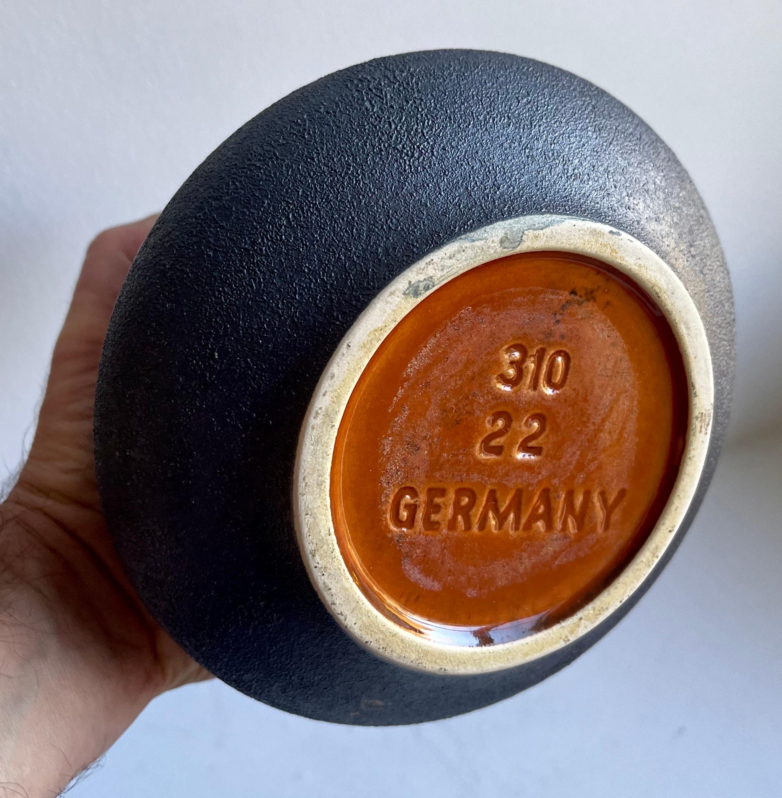 Vaso di lava grassa della Germania occidentale di Dumler & Breiden, anni '60 in vendita 7