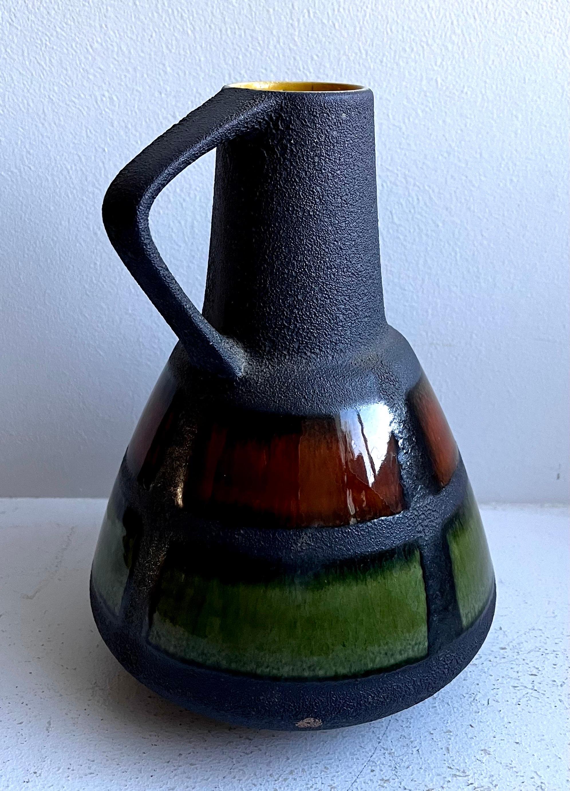 Vaso di lava grassa della Germania occidentale di Dumler & Breiden, anni '60 In condizioni buone in vendita a Philadelphia, PA